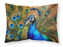 Load image into Gallery viewer, Peacock Standard Pillowcase – Artistic Decorative Front, White Back