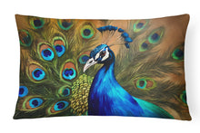 Load image into Gallery viewer, Peacock Throw Pillow
