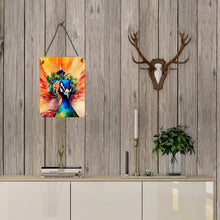 Load image into Gallery viewer, Peacock Wall or Door Hanging Prints