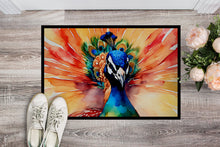 Load image into Gallery viewer, Peacock Doormat-24x36 Indoor / Outdoor Rug | Made in USA