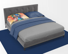 Load image into Gallery viewer, Peacock Standard Pillowcase – Artistic Decorative Front, White Back