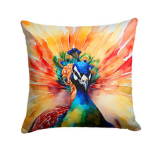 Load image into Gallery viewer, Peacock Throw Pillow