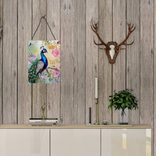 Load image into Gallery viewer, Peacock Wall or Door Hanging Prints