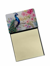 Load image into Gallery viewer, Peacock Sticky Note Holder- Refiilable Desk Accessory Note Pad