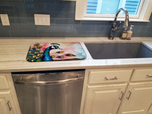 Load image into Gallery viewer, Peacock Dish Drying Mat
