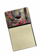 Load image into Gallery viewer, Pheasant Sticky Note Holder- Refiilable Desk Accessory Note Pad