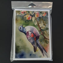 Load image into Gallery viewer, Pigeon Greeting Cards - Blank Note Cards – 8-Pack of Artist-Designed Cards with Envelopes