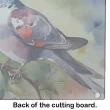 Load image into Gallery viewer, Pigeon Glass Cutting Boards – Durable, Decorative Kitchen Art