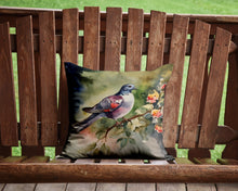 Load image into Gallery viewer, Pigeon Throw Pillow - 14x14 Decorative Pillow – Art for Your Home &amp; Patio