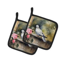 Load image into Gallery viewer, Pigeon Pot Holders - Set of 2 Decorative Kitchen Helpers | Made in the USA