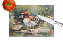 Load image into Gallery viewer, Redhead Duck Glass Cutting Boards – Durable, Decorative Kitchen Art