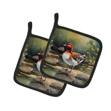 Load image into Gallery viewer, Redhead Duck Pot Holders - Set of 2 Decorative Kitchen Helpers | Made in the USA