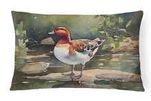 Load image into Gallery viewer, Redhead Duck Throw Pillow