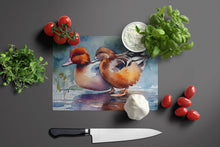 Load image into Gallery viewer, Redhead Duck Glass Cutting Boards – Durable, Decorative Kitchen Art