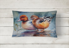 Load image into Gallery viewer, Redhead Duck Throw Pillow