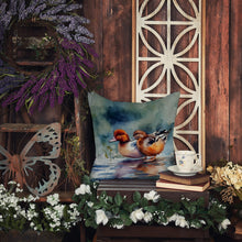 Load image into Gallery viewer, Redhead Duck Throw Pillow