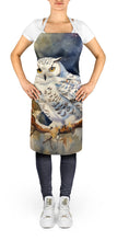 Load image into Gallery viewer, Snowy Owl Apron – Artist-Designed Kitchen, BBQ &amp; Craft Apron