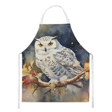 Load image into Gallery viewer, Snowy Owl Apron – Artist-Designed Kitchen, BBQ &amp; Craft Apron