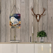 Load image into Gallery viewer, Snowy Owl Wall or Door Hanging Prints
