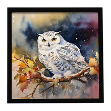 Load image into Gallery viewer, Snowy Owl Framed Metal Print
