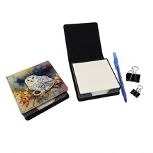 Load image into Gallery viewer, Snowy Owl PU Leather Note Paper Holder