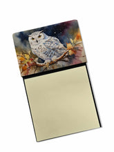 Load image into Gallery viewer, Snowy Owl Sticky Note Holder- Refiilable Desk Accessory Note Pad