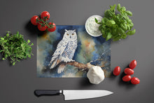 Load image into Gallery viewer, Snowy Owl Glass Cutting Boards – Durable, Decorative Kitchen Art