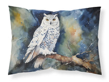 Load image into Gallery viewer, Snowy Owl Standard Pillowcase – Artistic Decorative Front, White Back