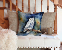 Load image into Gallery viewer, Snowy Owl Throw Pillow - 14x14 Decorative Pillow – Art for Your Home &amp; Patio