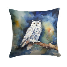 Load image into Gallery viewer, Snowy Owl Throw Pillow - 14x14 Decorative Pillow – Art for Your Home &amp; Patio