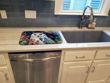 Load image into Gallery viewer, Snowy Owl Dish Drying Mat