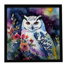Load image into Gallery viewer, Snowy Owl Framed Metal Print