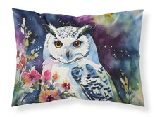 Load image into Gallery viewer, Snowy Owl Standard Pillowcase – Artistic Decorative Front, White Back