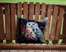 Load image into Gallery viewer, Snowy Owl Throw Pillow - 14x14 Decorative Pillow – Art for Your Home &amp; Patio
