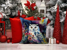 Load image into Gallery viewer, Snowy Owl Throw Pillow - 14x14 Decorative Pillow – Art for Your Home &amp; Patio