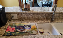 Load image into Gallery viewer, Spectacled Owl Dish Drying Mat