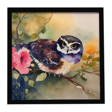 Load image into Gallery viewer, Spectacled Owl Framed Metal Print