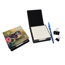 Load image into Gallery viewer, Spectacled Owl PU Leather Note Paper Holder