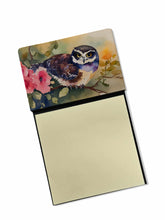 Load image into Gallery viewer, Spectacled Owl Sticky Note Holder- Refiilable Desk Accessory Note Pad