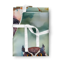 Load image into Gallery viewer, Spectacled Owl Apron – Artist-Designed Kitchen, BBQ &amp; Craft Apron