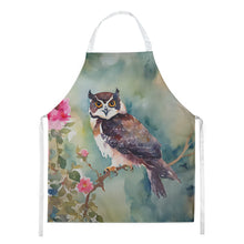 Load image into Gallery viewer, Spectacled Owl Apron – Artist-Designed Kitchen, BBQ &amp; Craft Apron