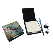Load image into Gallery viewer, Spectacled Owl PU Leather Note Paper Holder