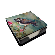 Load image into Gallery viewer, Spectacled Owl PU Leather Note Paper Holder