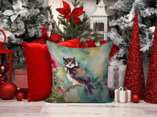Load image into Gallery viewer, Spectacled Owl Throw Pillow - 14x14 Decorative Pillow – Art for Your Home &amp; Patio