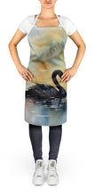Load image into Gallery viewer, Black Swan Apron – Artist-Designed Kitchen, BBQ &amp; Craft Apron