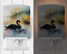 Load image into Gallery viewer, Black Swan Ceramic Night Light