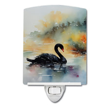 Load image into Gallery viewer, Black Swan Ceramic Night Light