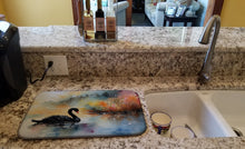Load image into Gallery viewer, Black Swan Dish Drying Mat