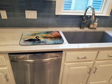 Load image into Gallery viewer, Black Swan Dish Drying Mat