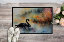 Load image into Gallery viewer, Black Swan Doormat - 18X27 Indoor / Outdoor Rug | Made in USA